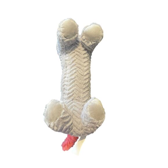 Hug Fun Gray Pink I Woof You Dachshund Puppy Dog Stuffed Animal Plush 18" Long - Picture 9 of 9